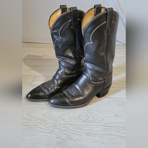 Dan post leather cowboy boots